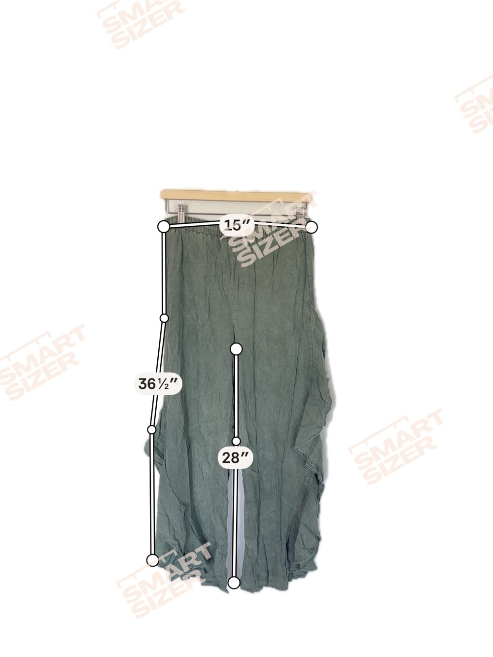 North Shore Olive Ruffle Drawstring Pants - Picture 4 of 7